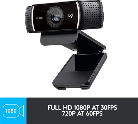 Logitech C922X Pro Stream Webcam, Black - Walmart.com