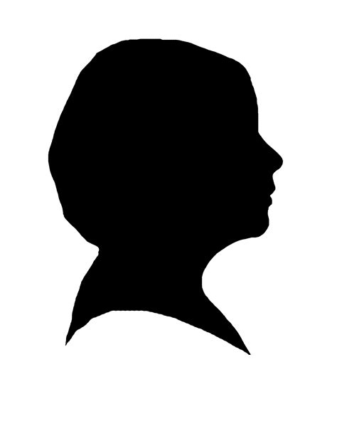 Boy Face Silhouette at GetDrawings | Free download