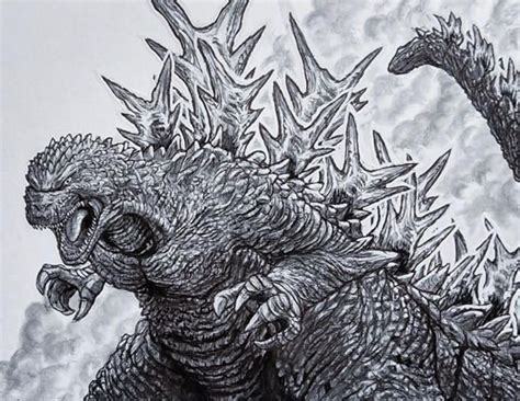 Godzilla Fight Illustration