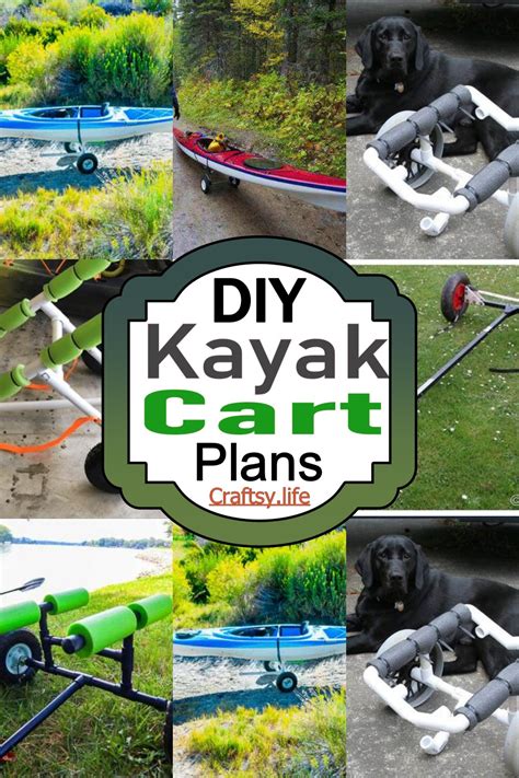 10 DIY Kayak Cart Plans For Transportation - Craftsy