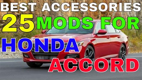 25 Different Accessories MODS You Can Have In Your HONDA ACCORD ...