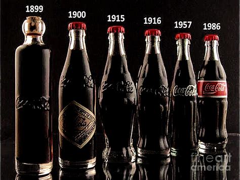 EVOLUTION OF COCA COLA tm Photograph by Merton Allen