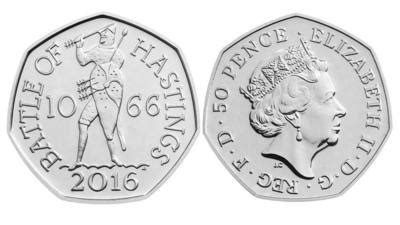 How rare is the 2016 Battle of Hastings 50p coin? How much is it worth ...