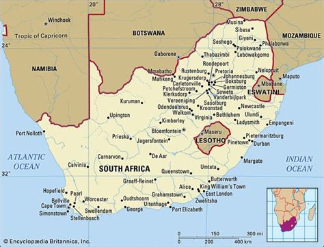 South Africa | History, Capital, Flag, Map, Population, & Facts | Britannica