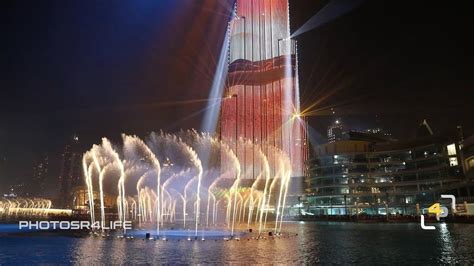 The Dubai Fountain Show - LightUp 2018 - YouTube