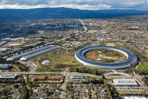 Apple Park Drone View