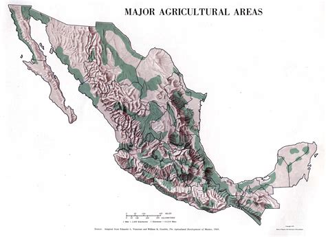 Mexico Major Agricultural Areas - Full size | Gifex