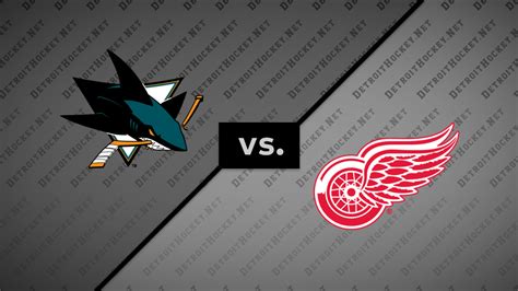 SSOTD: Sharks vs. Red Wings, 11/17/2022 – DetroitHockey.Net