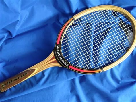 DUNLOP MAXPLY MCENROE Vintage Tennis Racket £40.00 - PicClick UK