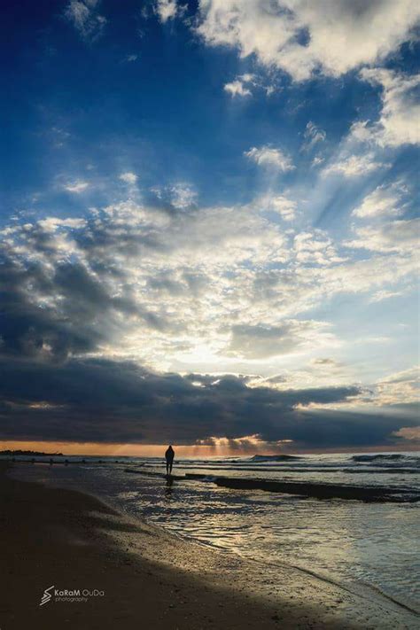 Sunset at #Gaza beach - Days of Palestine