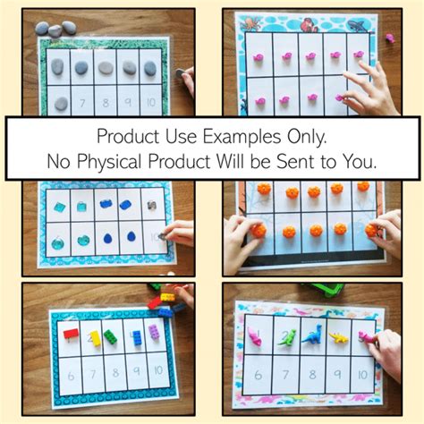 Ten Frames Assorted Themes for Year Round Hands-On Math Activities - Hands-On Teaching Ideas