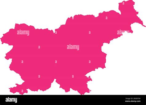 ROSE CMYK color map of SLOVENIA Stock Vector Image & Art - Alamy