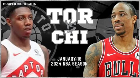 Toronto Raptors vs Chicago Bulls Full Game Highlights | Jan 18 | 2024 ...