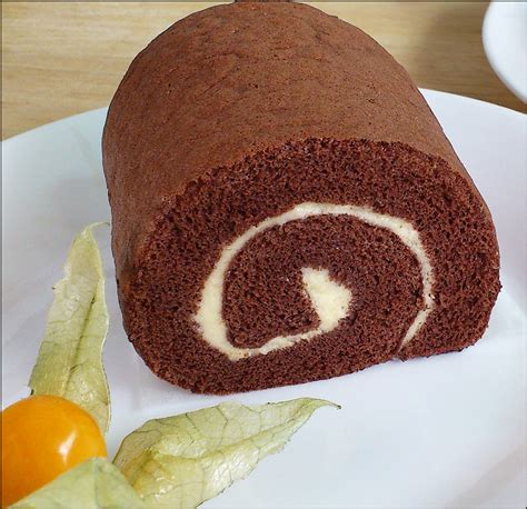 japanese chocolate roll cake recipe