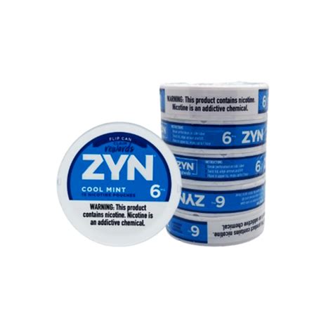 ZYN Cool Mint Nicotine Pouches 6mg - Native Smokes Canada