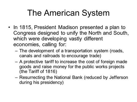 American System 1815