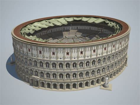 Colosseum 3D Model - Colosseum Rome Tickets