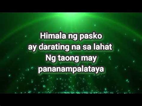 Himala Ng Pasko by ESGMM with Lyrics - YouTube