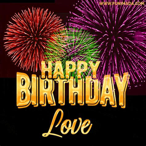 Happy Birthday Love GIFs - Download on Funimada.com