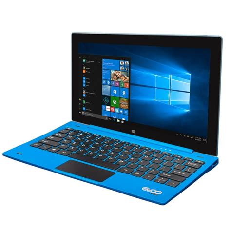 EVOO 11.6" Windows Tablet with Keyboard, Full HD, Intel Processor, Quad Core, 32GB Storage ...