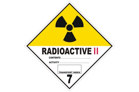 Radioactive Material Label H1532 - National Safety Signs