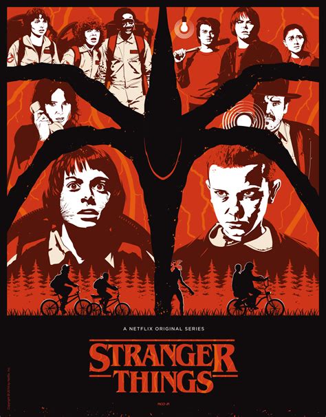 OFFICIAL STRANGER THINGS Poster Art | Poster By Rico Jr