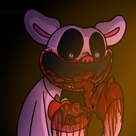 pickypiggy is a cannibal (smiling critters fanart) by artbrus on DeviantArt