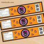 FREE Printable Halloween Hello Kitty Water Bottle Labels