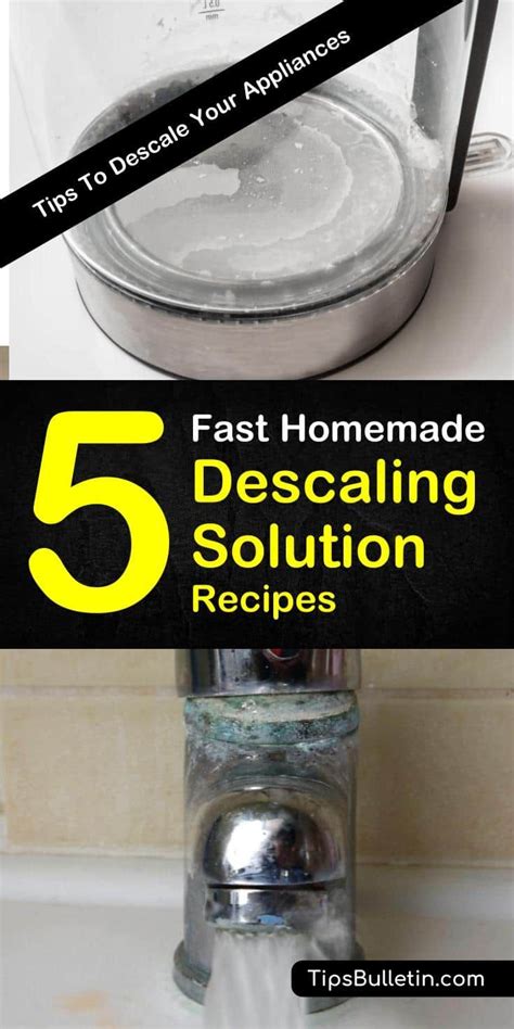 Homemade Descaling Solution Recipes: 5 DIY Tips to Descale Your... | Recipe | Cleaner recipes ...