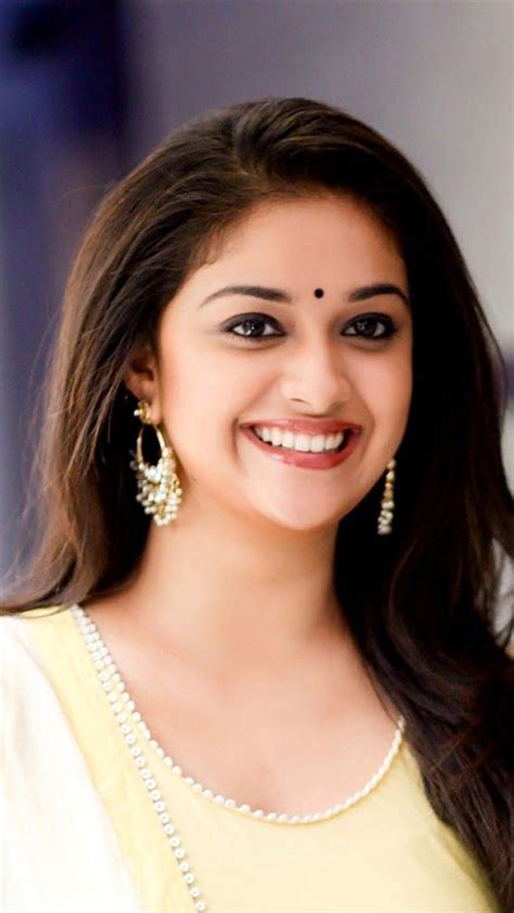 KeerthySuresh, actor, actress, cute, heroine, kajal, smile, tamil, telugu, vijay, HD phone ...