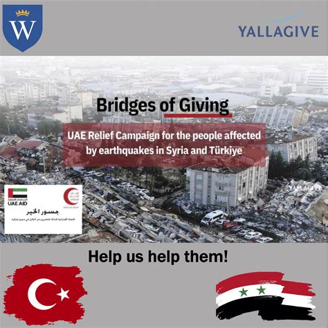 YallaGive | Syria and Türkiye Relief Campaign | Bridges Of Giving