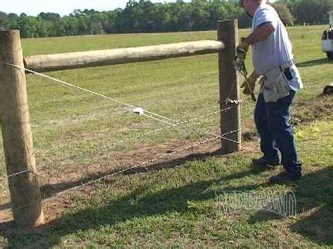 Barbed Wire Installation (best how to video I have seen) | Wire fence ...