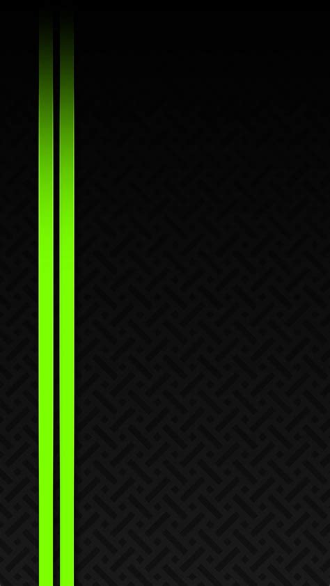 2K free download | Abstract Green Lines, backgrounds, black, camera, dot, notch, punch hole, HD ...