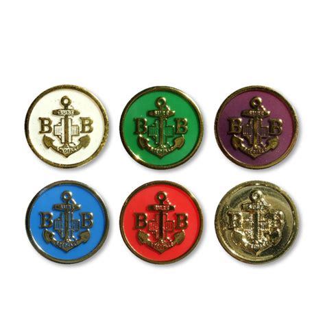 Junior Achievement Badges (Set of 6) - The Boys' Brigade Archive Trust Museum