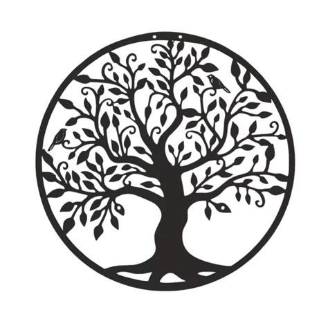 TREE LIFE Metal Wall Art, Family Tree Wall Decor, Wall Hangings, Home Decor EUR 22,51 - PicClick FR