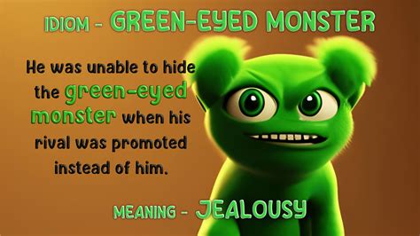 Idiom - Green-eyed Monster - Funky English