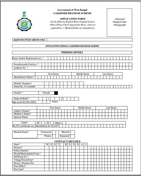 WB Lakshmi Bhandar Yojana 2024 : Online Registration