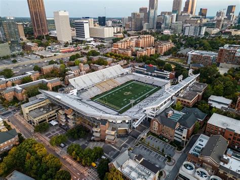 Inside the abandoned secret stand of Georgia Tech's Bobby Dodd Stadium including gloomy track ...