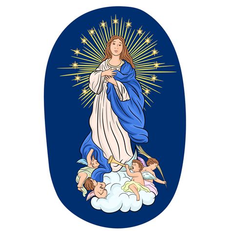 Immaculate Conception of Virgin Mary 11440707 Vector Art at Vecteezy