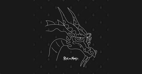 Rick and Morty - Dragon - Rick And Morty - Tapestry | TeePublic