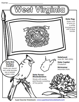 West Virginia State Symbols Word Search Worksheet Act - vrogue.co