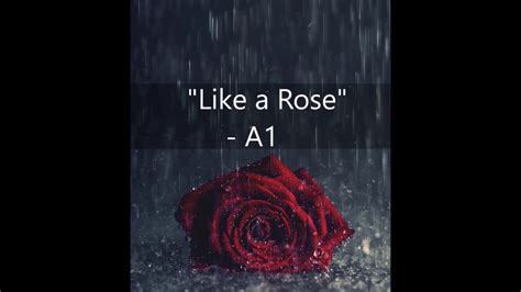 Like a Rose - A1 with Lyrics - YouTube