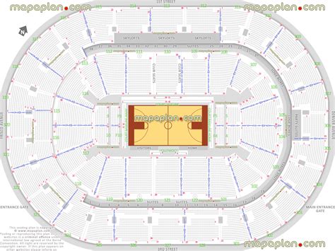 Tulsa BOK Center seating chart - Tulsa Shock WNBA basketball arena ...