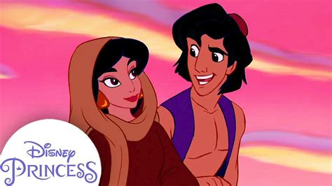 Princess Jasmine Visits Aladdin's Home | Disney Princess - YouTube