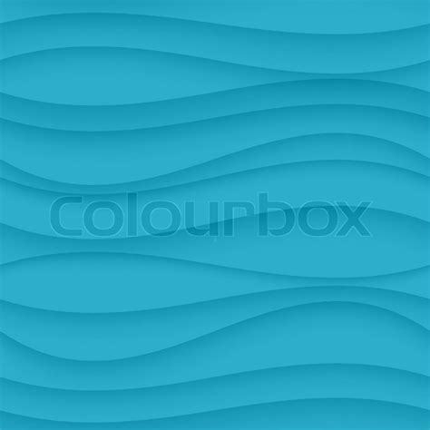 Vector Blue seamless Wavy background ... | Stock vector | Colourbox