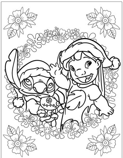 Christmas Stitch Coloring Pages