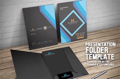 Presentation Folder Template ~ Stationery Templates ~ Creative Market