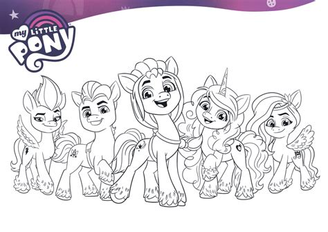 My Little Pony: A New Generation movie coloring pages - YouLoveIt.com