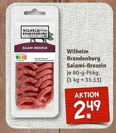 Wilhelm Brandenburg Salami-brezeln Angebot bei Nahkauf - 1Prospekte.de