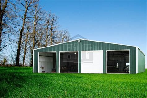 Patriot Garage 60x50x12 - Big Buildings Direct